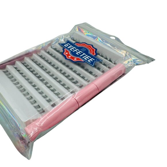 110 fake eyelash clusters, with applicator tweezers - Picture 4 of 4